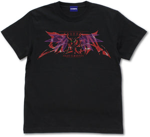 『コードギアス 反逆のルルーシュ』紅蓮聖天八極式 Tシャツ BLACK