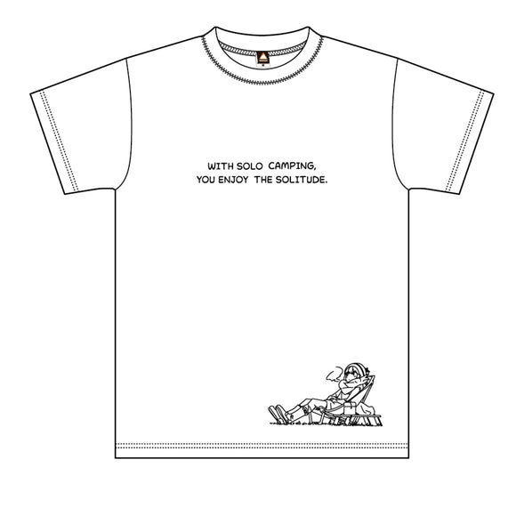 『ゆるキャン△』Tシャツ LONELINESS IS DELIGHT