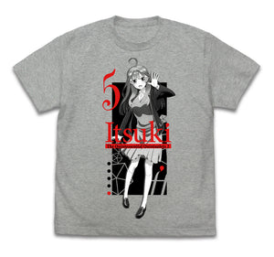 『五等分の花嫁∬』中野五月 Tシャツ∬ MIX GRAY