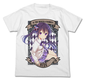 『ご注文はうさぎですか？』リゼフルカラーTシャツ WHITE