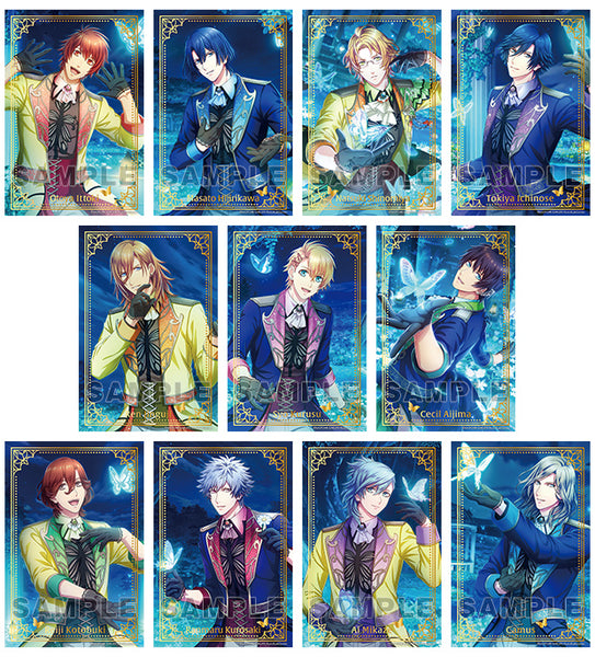 リリィ様お取置きレジンヘアゴム 手描きとシェル 藤の花朧月夜のうさぎ