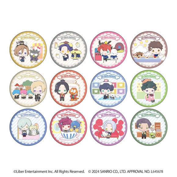 『A3!×Sanrio characters』缶バッジ 04/A＆W ブラインド(全12種)