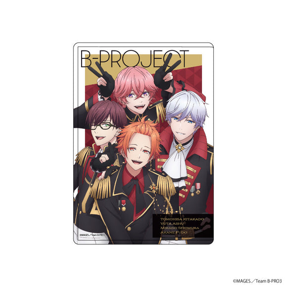 『B-PROJECT～熱烈＊ラブコール～』キャラクリアケース 04/北門 倫毘沙＆阿修 悠太＆釈村 帝人＆不動 明謙(公式イラスト)