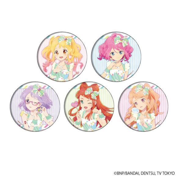 『アイカツスターズ！』ホログラム缶バッジ(65mm) 01/ トレーディング(全5種)(描き下ろしイラスト)