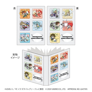 『イナズマイレブン×サンリオキャラクターズ』プレミアムポストカードホルダー 01/ブロックデザイン(ミニキャライラスト)