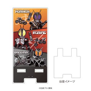 『仮面ライダー555』スマキャラスタンド 01/仮面ライダーファイズ&仮面ライダーカイザ&仮面ライダーデルタ(グラフアートイラスト)