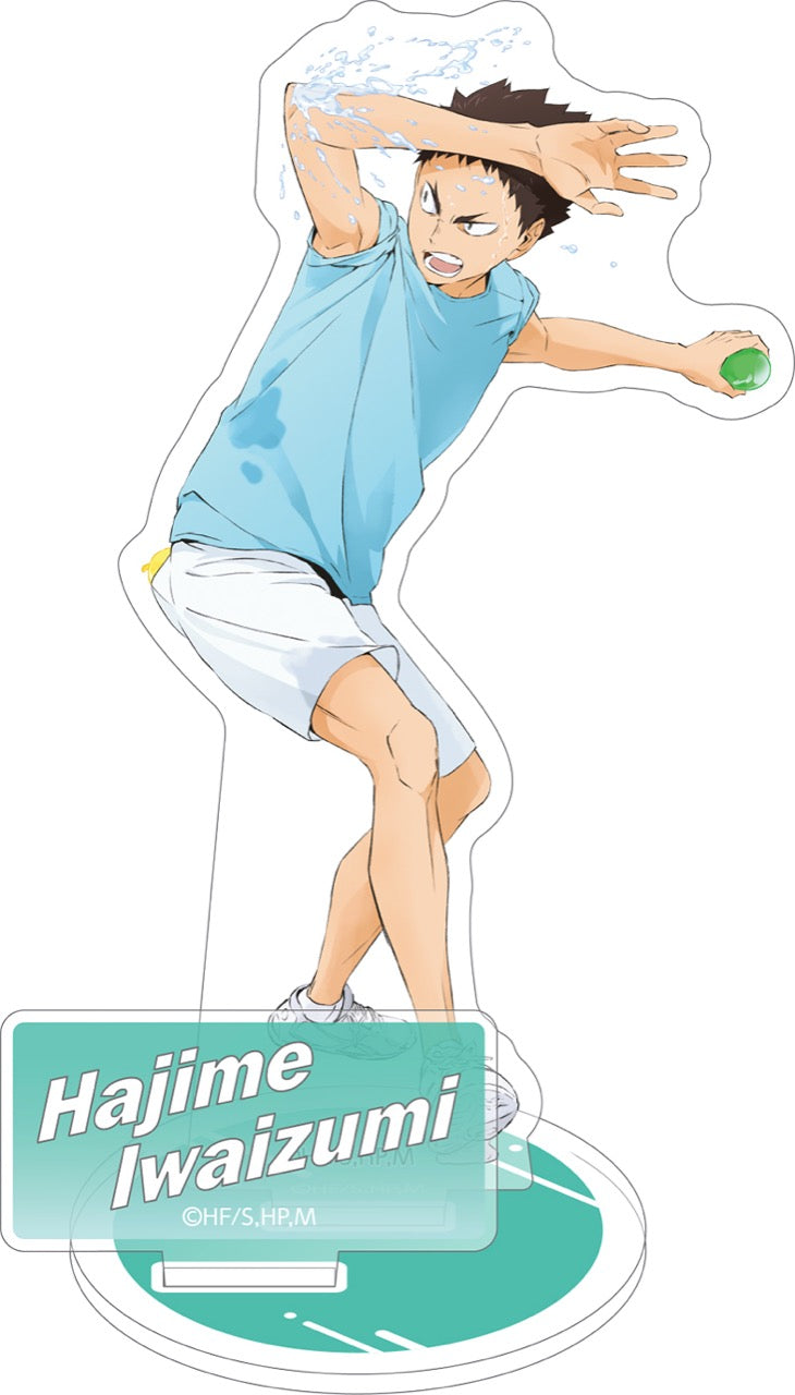【メーカー再生品】 ハイキュー!! アクリルスタンド／岩泉一 TOP』水遊びVer THE TO プール・水遊び