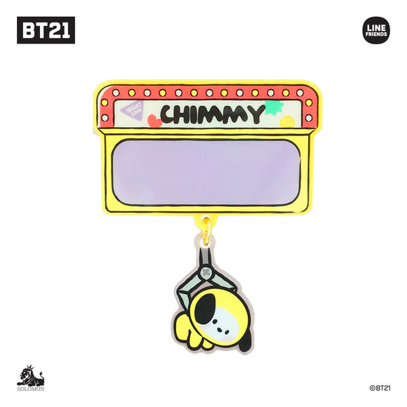 『BT21』minini アクリルピンバッジ(ステッカー付)CHIMMY