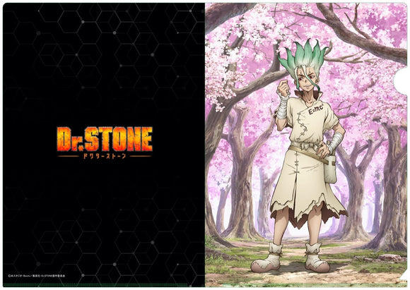 『Dr.STONE』【描き下ろし】A4クリアファイル 石神千空（桜）