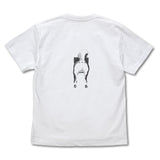 『世界の終わりに柴犬と』石原雄先生デザイン 壁とハルさん Tシャツ 黒柴ver.