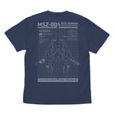 『機動戦士Zガンダム』描き下ろし ウェイブライダー Tシャツ SLATE