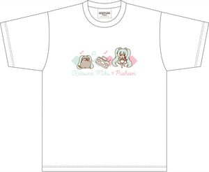 『初音ミク』Tシャツ Pusheenコラボ