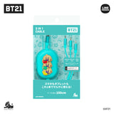 『BT21』3IN1ケーブル JELLY SHOOKY