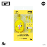 『BT21』3IN1ケーブル JELLY CHIMMY