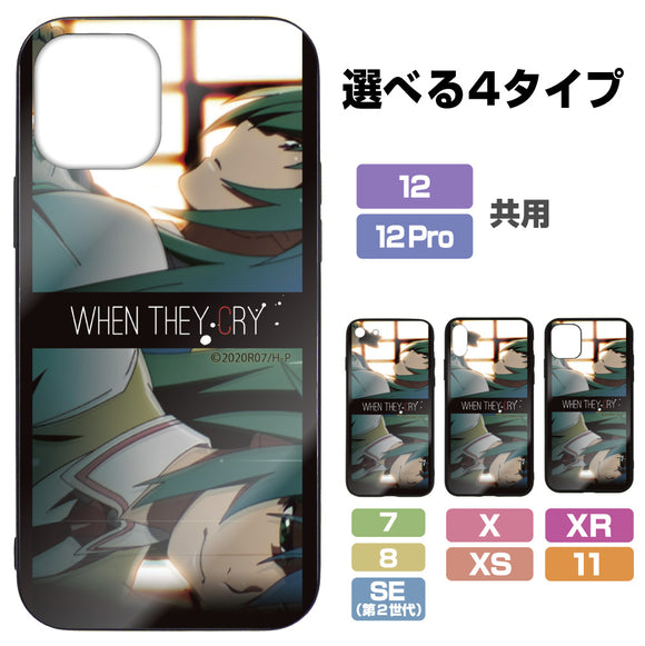 『ひぐらしのなく頃に 卒』魅音＆詩音 When They Cry 強化ガラスiPhoneケース