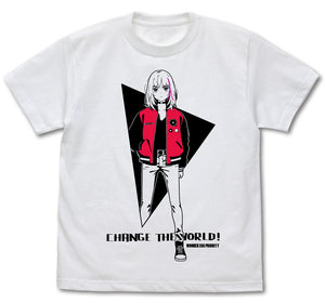 『ワンダーエッグ・プライオリティ』川井リカ Tシャツ WHITE