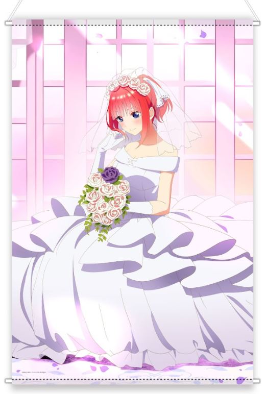 再販】五等分の花嫁∬ 描き下ろし特大タペストリー ドレス 中野