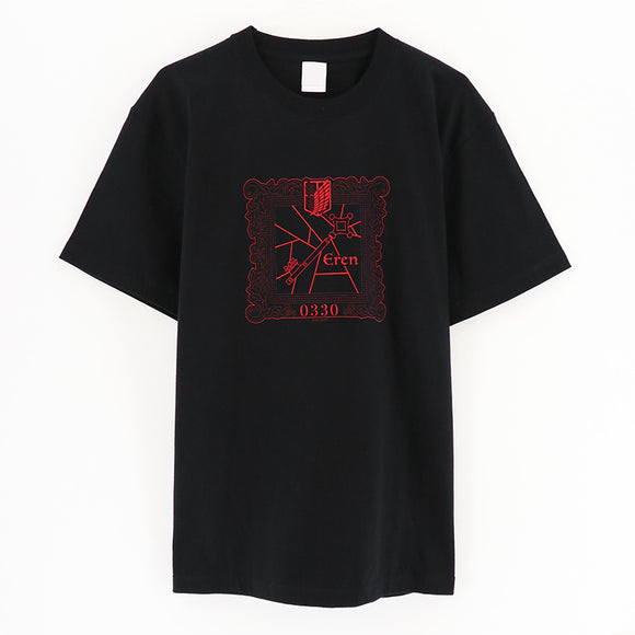 『進撃の巨人』フレームデザインTシャツ／エレン