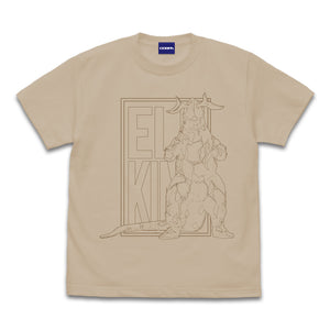 『ウルトラセブン』エレキング イラストタッチTシャツ/LIGHT BEIGE