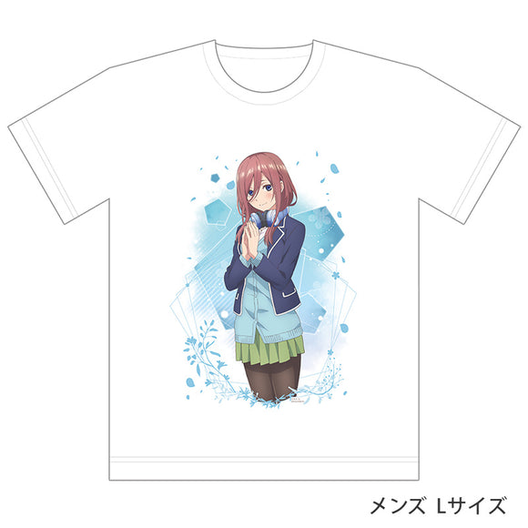 『五等分の花嫁』フルカラーTシャツ (中野三玖)