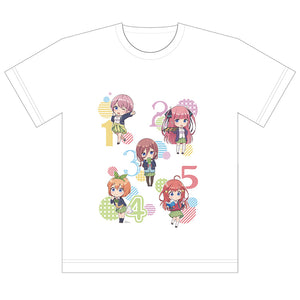 『五等分の花嫁』フルカラーTシャツ (ミニキャラ)