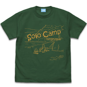 『ゆるキャン△』リンのソロキャンプ Tシャツ IVY GREEN