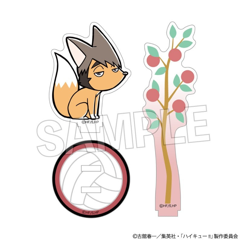 ハイキュー!! グッズ ハイキュー!!』第8弾 六角形缶バッジ(mochocho) M-VC 月島蛍 – Anime