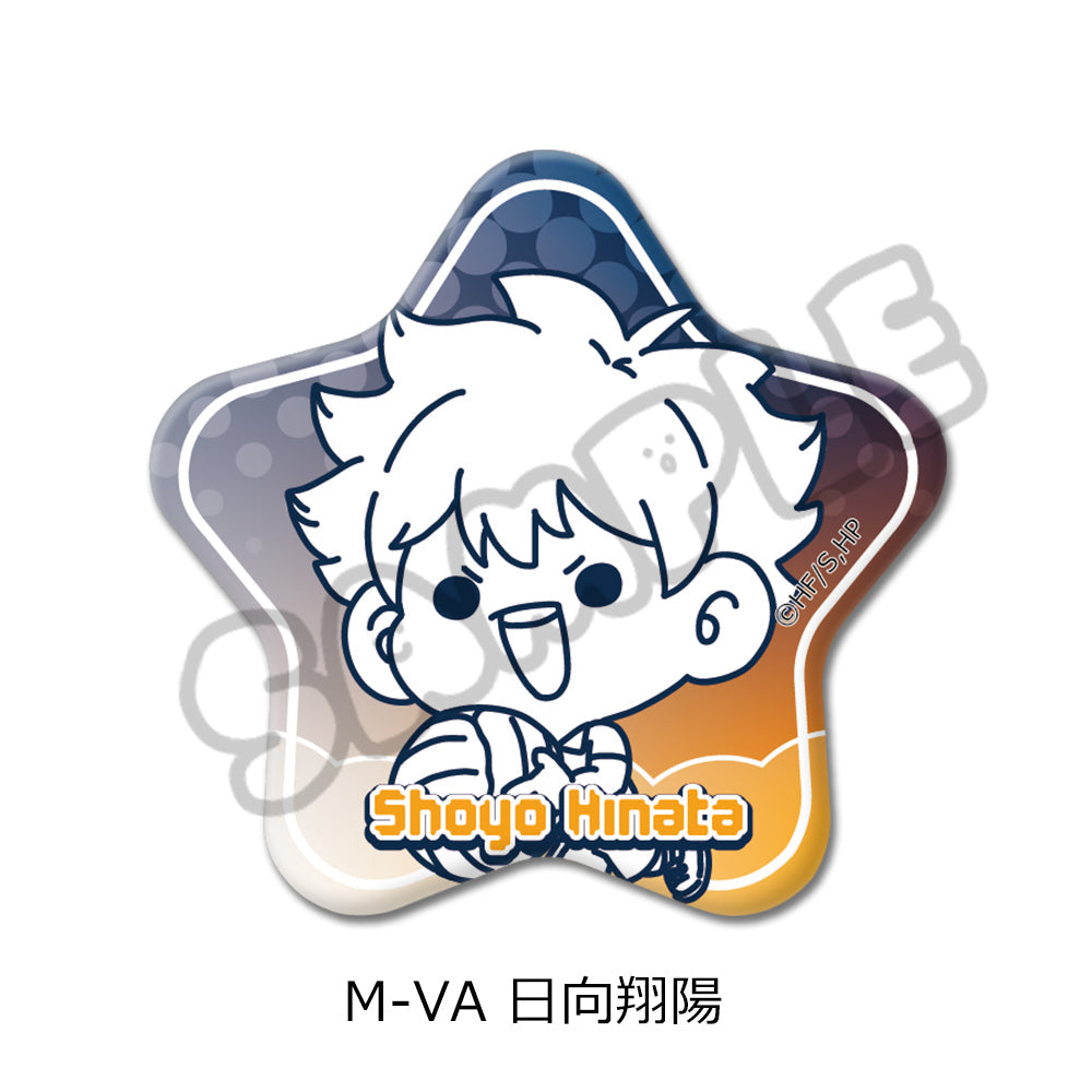 ハイキュー!!』第8弾 六角形缶バッジ(mochocho) M-VD 山口忠 – Anime