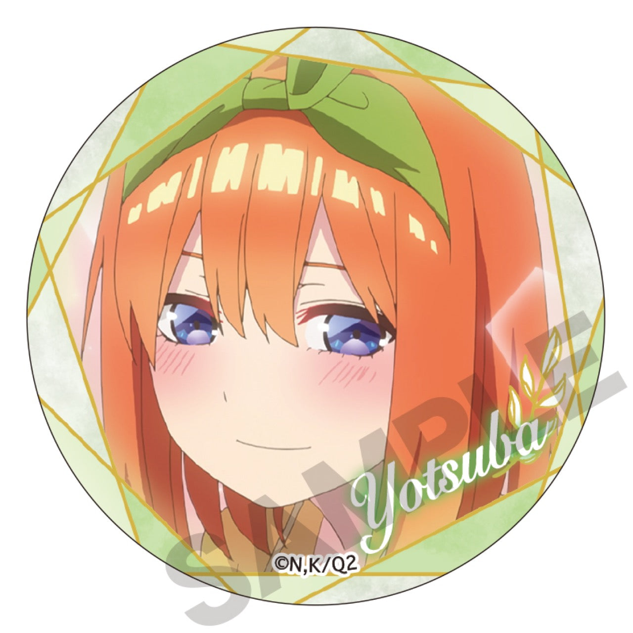 五等分の花嫁∬ 』中野四葉 缶バッジ 水彩フレーム – Anime Store JP